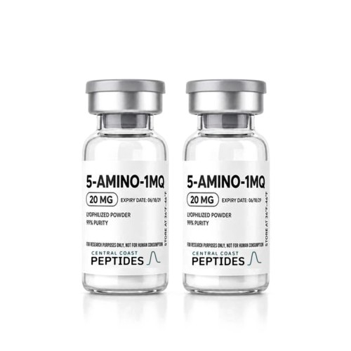 5-Amino-1MQ research vials, Central Coast Peptides