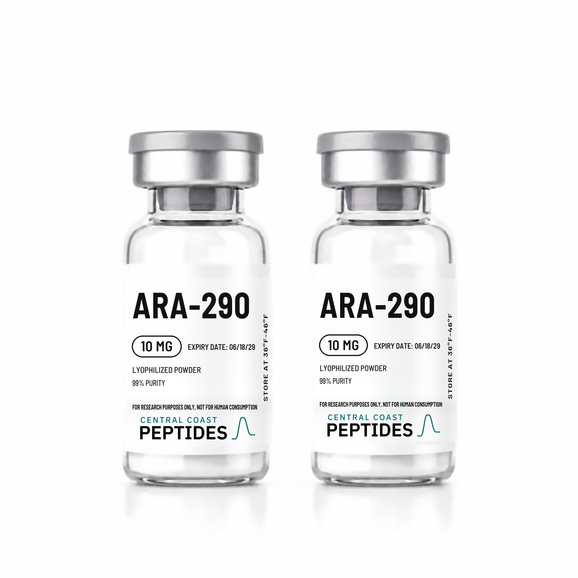 ARA-290 10 mg research vials, Central Coast Peptides