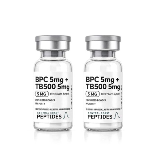 Wolverine BPC-157 5mg TB-500 5mg research vials, Central Coast Peptides