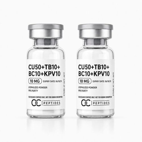 CU50+TB10+BC10+KPV10 research vials, CC Peptides