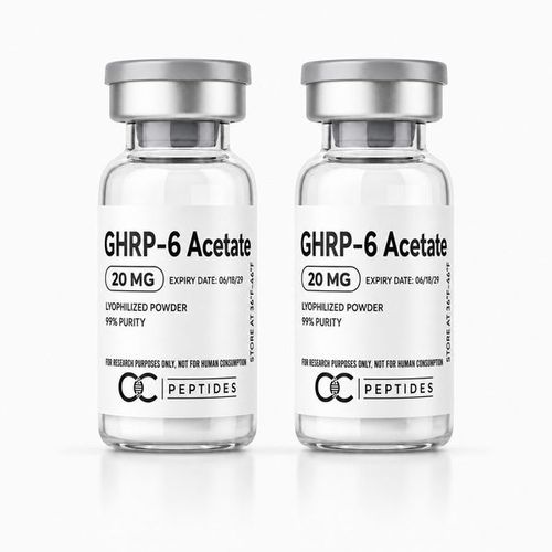 GHRP-6 Acetate research vials, CC Peptides