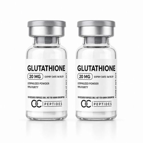Glutathione research vials, CC Peptides