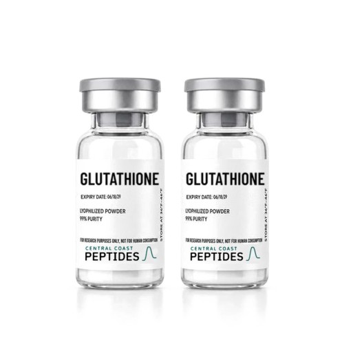 Glutathione research vials, Central Coast Peptides