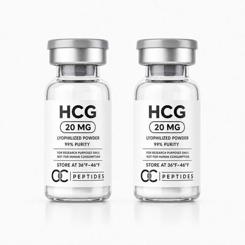 HCG research vials, CC Peptides