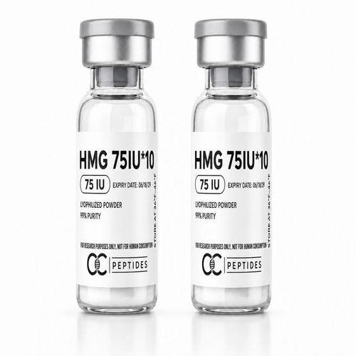 HMG 75iu*10 research vials, CC Peptides