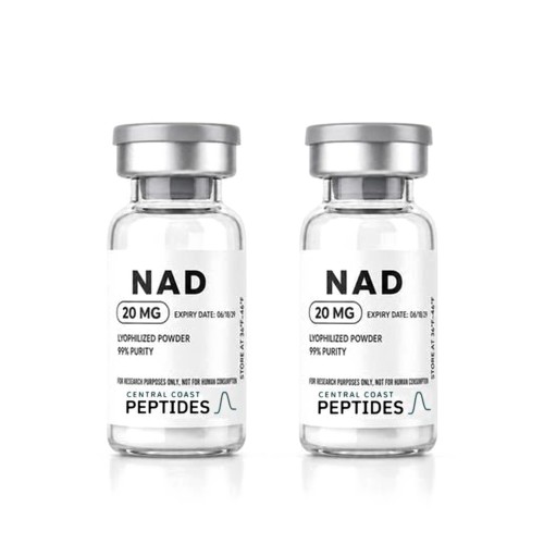NAD research vials, Central Coast Peptides