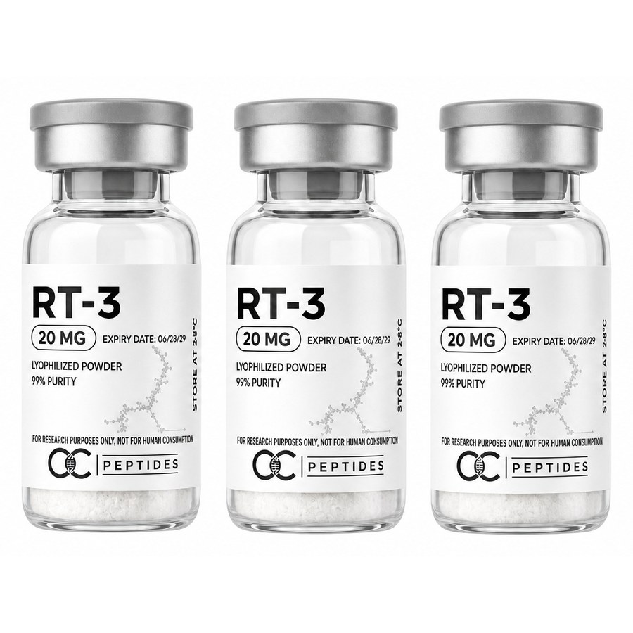 Retatrutide research vials, CC Peptides