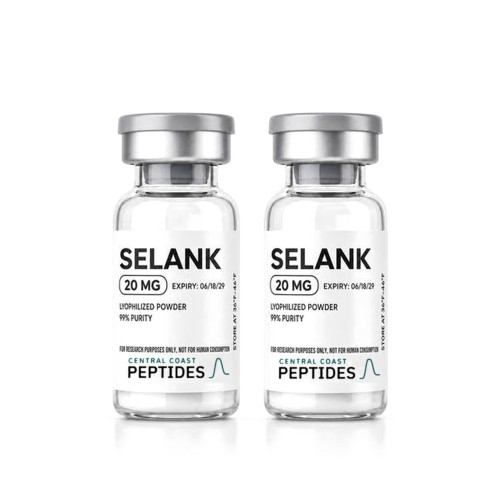Selank research vials, Central Coast Peptides