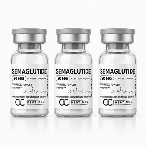Semaglutide research vials, CC Peptides
