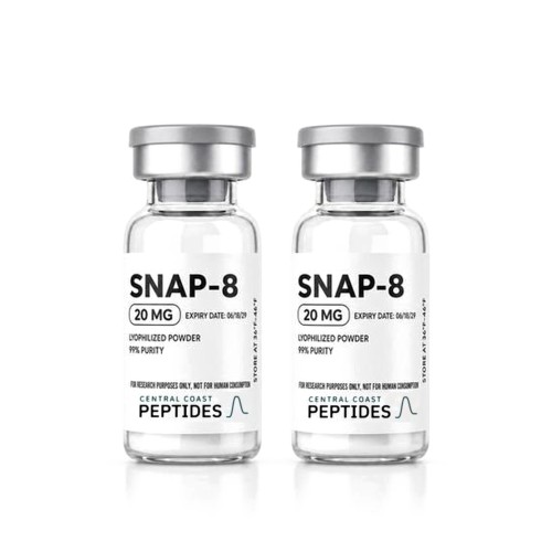 Snap-8 research vials, Central Coast Peptides