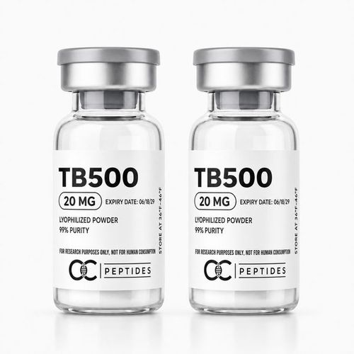 TB500 (Thymosin B4 Acetate) research vials, CC Peptides