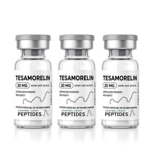 Tesamorelin research vials, Central Coast Peptides