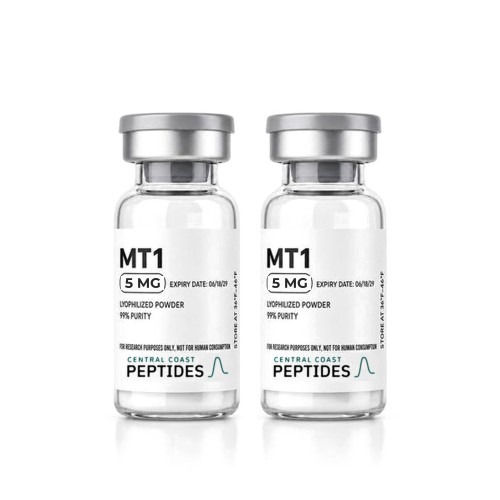 MT1 5 mg research vials, Central Coast Peptides