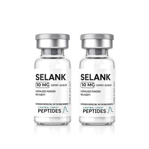 Selank 10 mg research vials, Central Coast Peptides