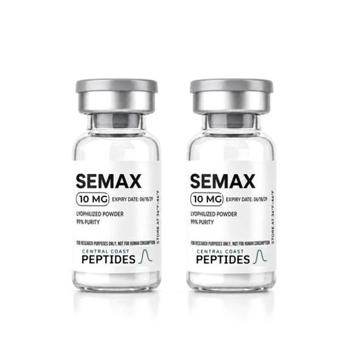 Semax 10 mg research vials, Central Coast Peptides