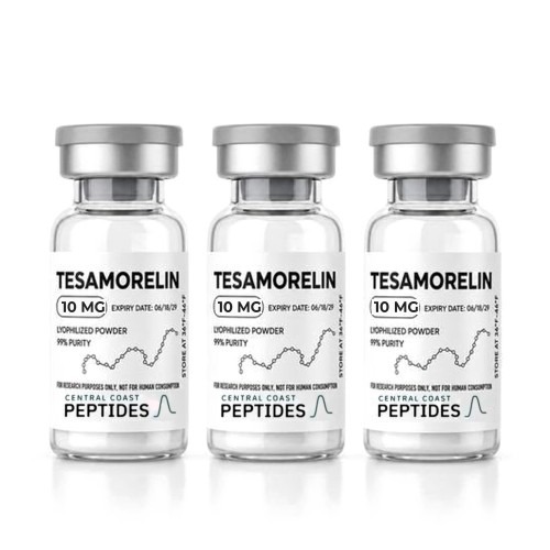 Tesamorelin 10 mg research vials, Central Coast Peptides